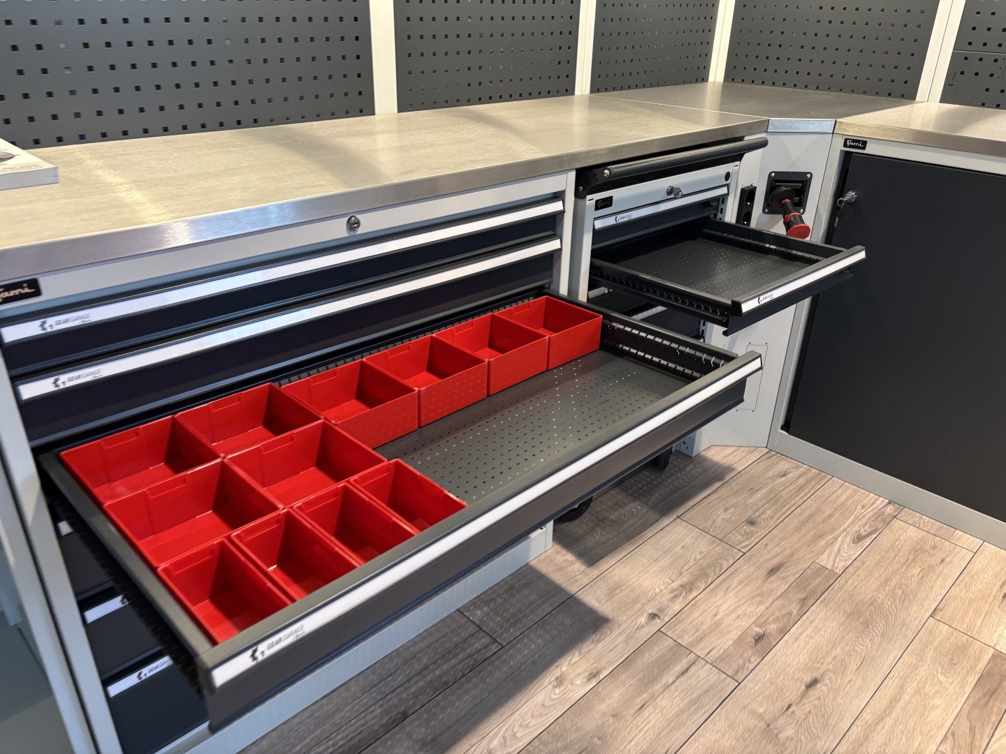 Classic car garage storage inspiration