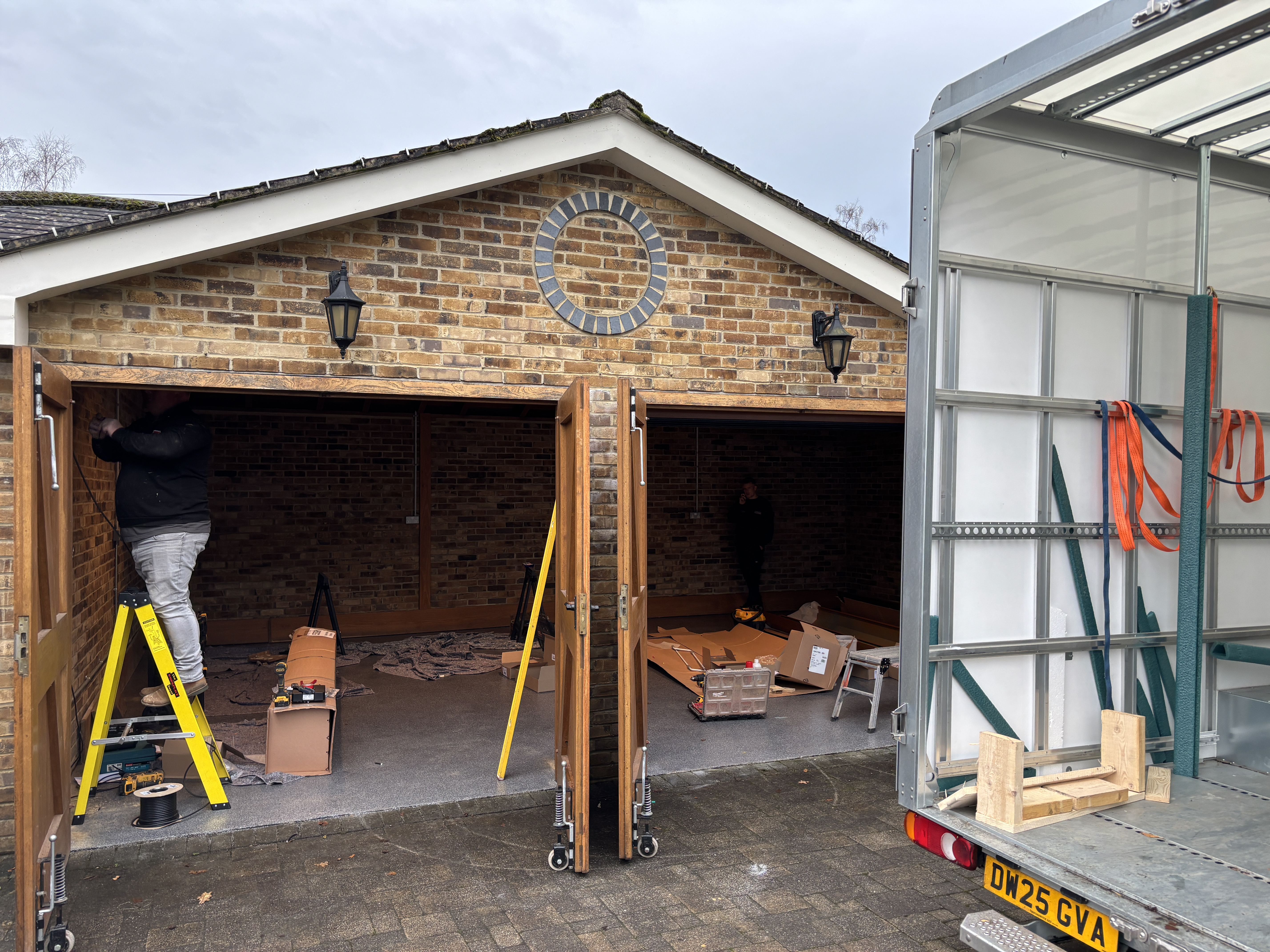 Installation - triple garage project